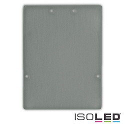 Accessory for profile LAMP40 - aluminium endcap EC74 (2 pc.), incl. screws, silver