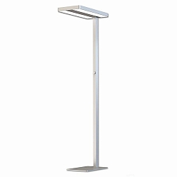 Lampada da terra Office Pro su / gi, Argento dimmerabile