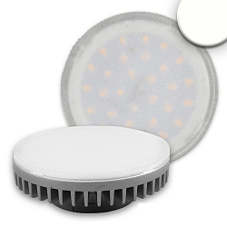 LED lamp 30SMD, 230V, GX53, 6W 4000K 525lm 120, neutral white, not dimmable, frosted