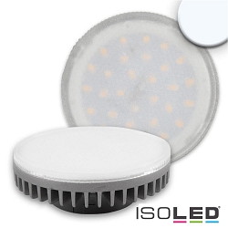 LED lamp 30SMD, 230V, GX53, 6W 6500K 525lm 120, cool white, not dimmable, frosted