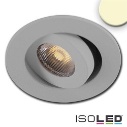 Luce da incasso MiniAMP IP20, Alluminio spazzolato dimmerabile 3,6W 300lm 3000K 50 50 CRI >91