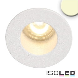 LED Einbauleuchte MiniAMP, rckversetzt, IP42,  2.2cm, 24V DC, dimmbar, 1W 3000K 60lm 60, Wei