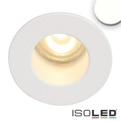 LED Einbauleuchte MiniAMP, rckversetzt, IP42,  2.2cm, 24V DC, dimmbar, 1W 4000K 60lm 60, Wei