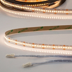 LED CRI930 MiniAMP Flexband, 24V, 6W, 3000K, beidseitig 30cm Kabel mit male-Stecker, 500cm
