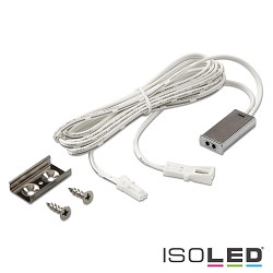 MiniAMP contact sensor, 12-24V DC, 5A, IP20, with 13.5cm + 150cm connection cables