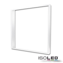 Zubehr fr LED Panel - Aufbaurahmen, Aluminium, wei RAL 9016, Panel 600 (60 x 60cm), Standard-Montage