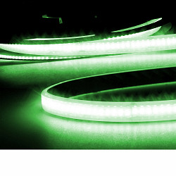 LED CRI9G Linear 48V-Flex strip, 8W, IP68, green, 500cm
