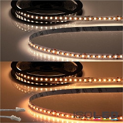 LED CRI919 / 940 MiniAMP Flex strip, 24V, 15W, dynamic white, both sided cable with male plug, 120cm