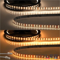 LED CRI919 / 940 MiniAMP Flex strip, 24V, 20W, dynamic white, both sided cable with male plug, 250cm