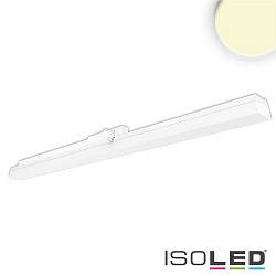 3-phase linear luminaire 120cm, suitable for offices, fixed optics, 40W 3000K 4200lm 110, white