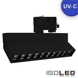 3-phase track spot UV-C 270nm, 10W, 50, rotatable and swivelling, matt black