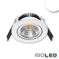 Recessed LED luminaire Sys68 MiniAMP, IP52,  8.3cm, 24V DC, CRi >92, swivelling 30, dimmable, 5W 4000K 550lm 60
