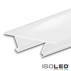Accessory for profile CORNER12 BORDERLESS - cover, 200cm, COVER45, opal/satined, 65% translucency