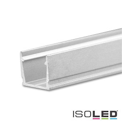 LED Aufbauprofil / Einbauprofil SURF10, Aluminium, 200cm, Alu eloxiert