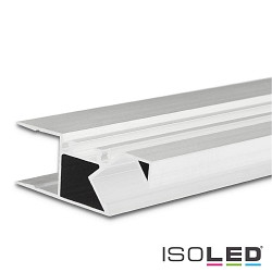 LED Aufbauprofil HIDE ASYNC, fr 2 LED-Strips, Direkt / Indirekt 50, Aluminium, 200cm, Wei RAL 9003