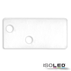 Accessory for profile FURNIT6 D / S - aluminium endcap EC95, incl. screws, white RAL 9003