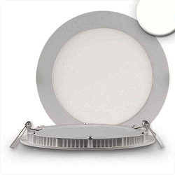 Downlight plat, dimmable IP42, argent gradable