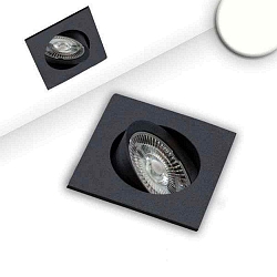 LED Einbauleuchte Slim68 schwarz, eckig, 9W, neutralwei, dimmbar