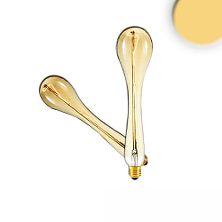LED Deko-Filament VINTAGE LINE LED WATERDROP, E27, 4W 2200K 240lm, Amber klar