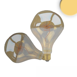 LED Filament Globeform VINTAGE LINE LED ROUNDBULB A125 UNREGULAR, E27, 4W 2200K 200lm, Amber klar