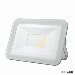 Proiettore PAD 30W girevole, medio, commutabile IP65, Bianco 