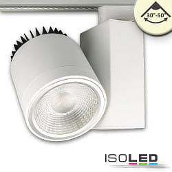 Faretto trifase FOCUS ADJUST 36W girevole, ruotabile, controllabile da DALI, focalizzabile IP20, Bianco dimmerabile