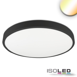 LED Deckenleuchte PRO,  50cm, 36W, ColorSwitch 2700K|3000K|4000K, dimmbar, Schwarz