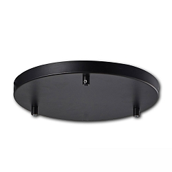 Baldacchino INFINITY ROUND BLACK 3 rotondo