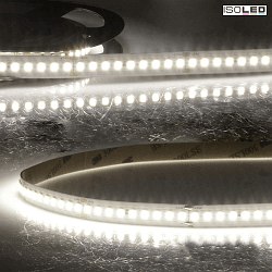 LED HEQ Flexband, IP20, 24V DC, 6W/m 200 lm/W, 180 LED/m, dimmbar, 500cm / Breite 1.0cm, 4000K