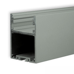 LED Aufbauprofil LAMP30 Aluminium, mit Stauraum f�r Treiber und Zubeh�r, 200cm, Silber pulverbeschichtet