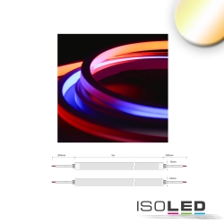 Bande LED silicone NEONPRO FLEX 1615 3 ples, Tunable White blanche