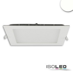 LED Downlight, eckig, 15W, CRI90, IP42, ultraflach, blendungsreduziert, dimmbar, 4000K, wei