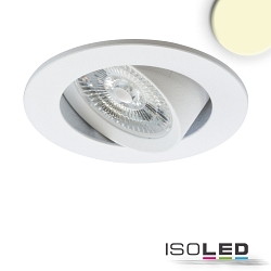 Lumire encastre SLIM68 rond IP40, blanche gradable 8,6W 840lm 3000K