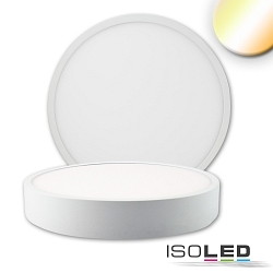 LED Deckenleuchte PRO, rund, 225mm, 24W, ColorSwitch 2700|3000|4000K, IP20, dimmbar, wei