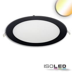 Downlight IP42, noir  gradable