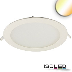 Downlight IP42, blanche gradable