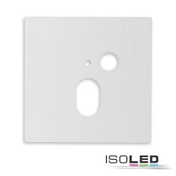 Cover Aluminium eckig fr Wandeinbauleuchte SYS-WALL68 mit PIR Sensor, IP54, wei