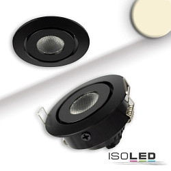 Lumire encastre MINI AMP, noir  gradable 2,8W 290lm 3000K
