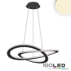 LED Hngeleuchte DESIGN 600, rund, 40W, 3000K, IP20, dimmbar, schwarz