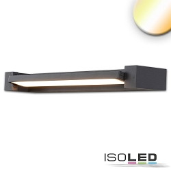 LED Wandlampe, 20W, ColorSwitch 2700|3000|4000K, IP20, schwenkbar, schwarz