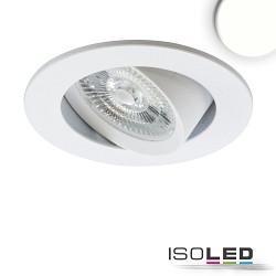Lumire encastre SLIM68 MINI AMP rond IP40, blanche  8W 960lm 4000K