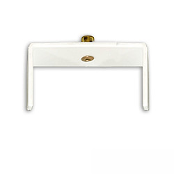 Morsetto a soffitto della rotaia conduttrice trifase S1, Bianco