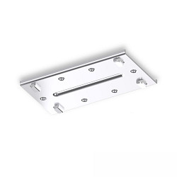 connector surface-mounted version, silver