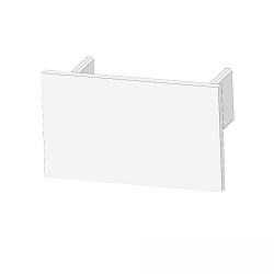 Endkappe EC98 fr Profil GROUND-IN12, IP20, wei