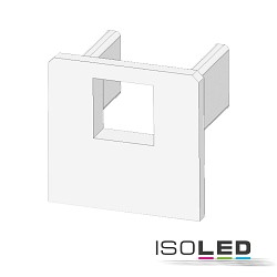 end cap EC219 UP8 with cable hole, white