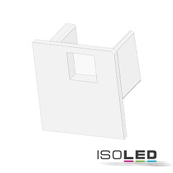 end cap EC221 UP10 with cable hole, white