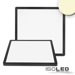 ceiling luminaire SLIM300 up / down, square IP44, black 