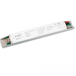Trasformatore PWM 24VDC SELV, 0-60W, ULTRASLIM, PUSH/DALI-2 controllabile da DALI, tensione costante, stretto