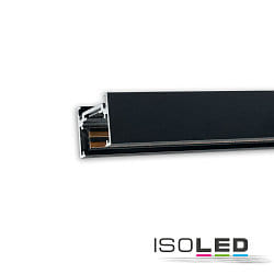 surface-mounted track TRACK48 SURFACE FLAT flat, 4-pole, magnetic mounting, black