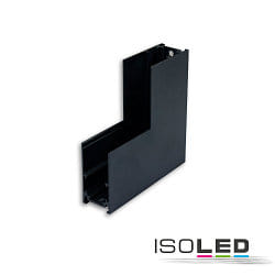 corner connector TRACK48 SURFACE isolated, mechanical, vertacal, black